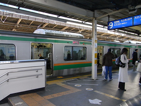 E231系湘南新宿ライン(横浜駅)