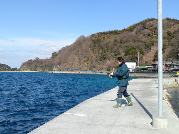 ヤズ釣りなう 周防大島和田波止場から ヤズの群れが遊びに来ているら 写真共有サイト フォト蔵