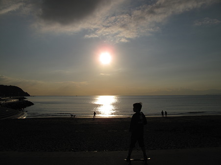 迫る夕暮れ