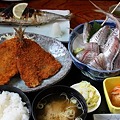 Photos: 安房鴨川　地魚料理　船よし/アジのセット　1575円