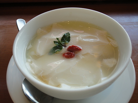 杏仁豆腐！