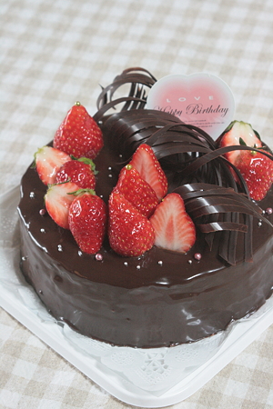 Yura S Made バースデーケーキ チョコレートグラサージュケーキ マイメロちゃん