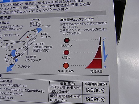 充電チェック