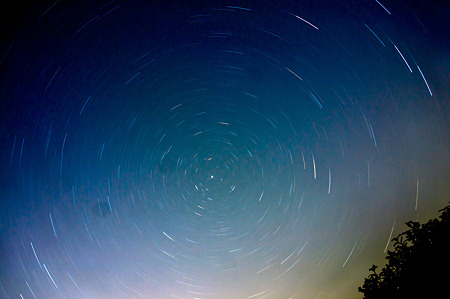 天の北極! 北極星!