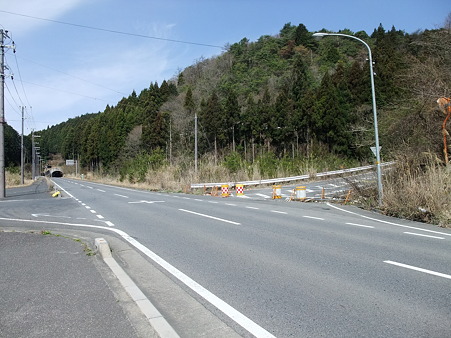 国道307号線旧道・裏白峠入り口