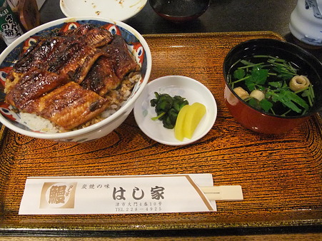 はし家・上うなぎ丼1