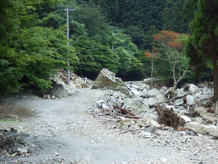 福知渓谷キャンプ場付近